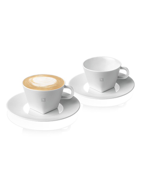 PURE Cappuccino Cups set porcelain, Accessories