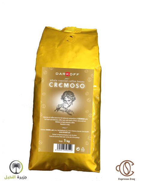 DARKOFF Roasted coffee beans Cremoso